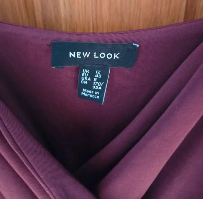 New Look New look burgandy never worn womens playsuit size 12