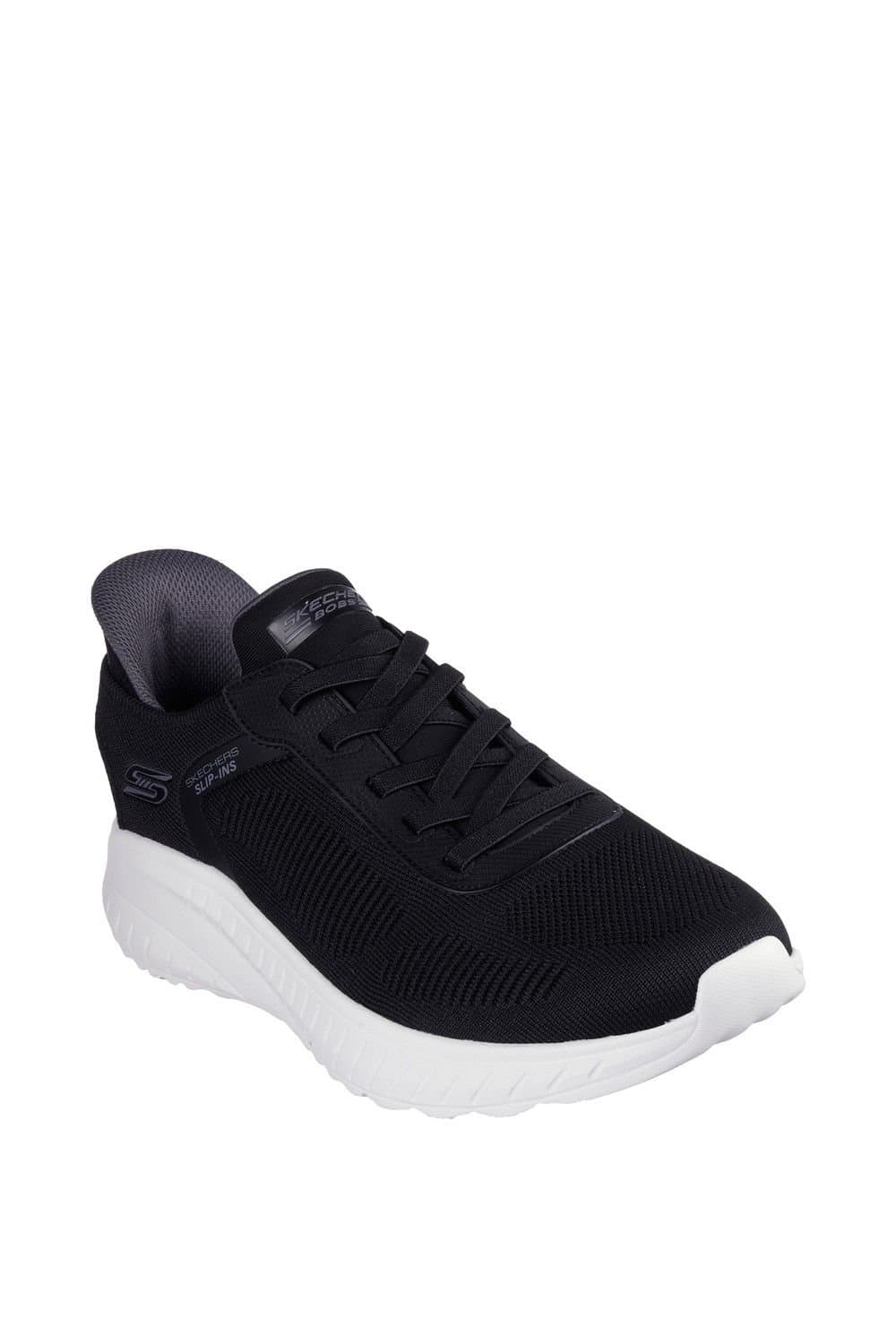 Skechers Skechers Men's BOBS Sport Squad Chaos Solid Step Shoe in Black
