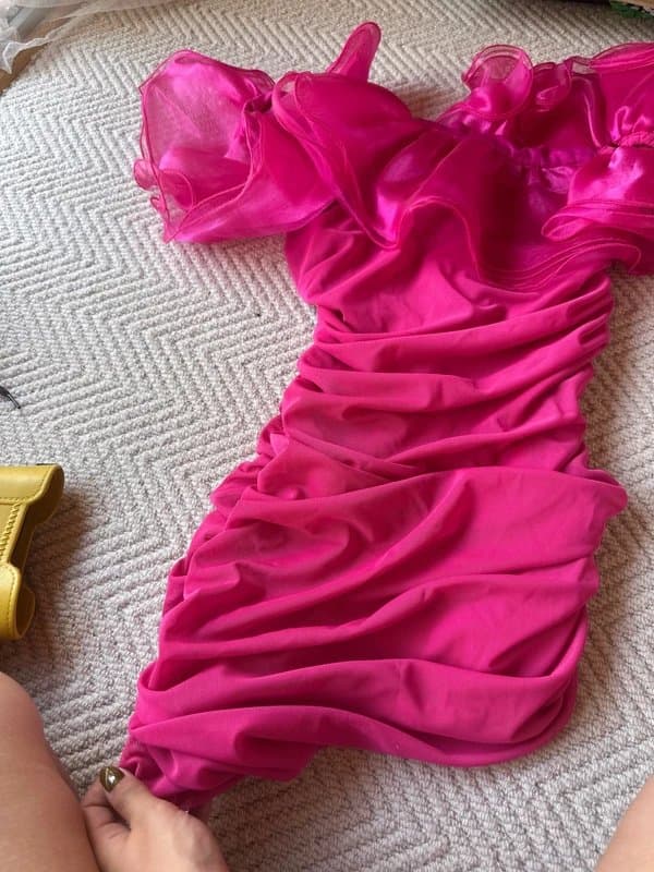 ASOS Ruched mini dress