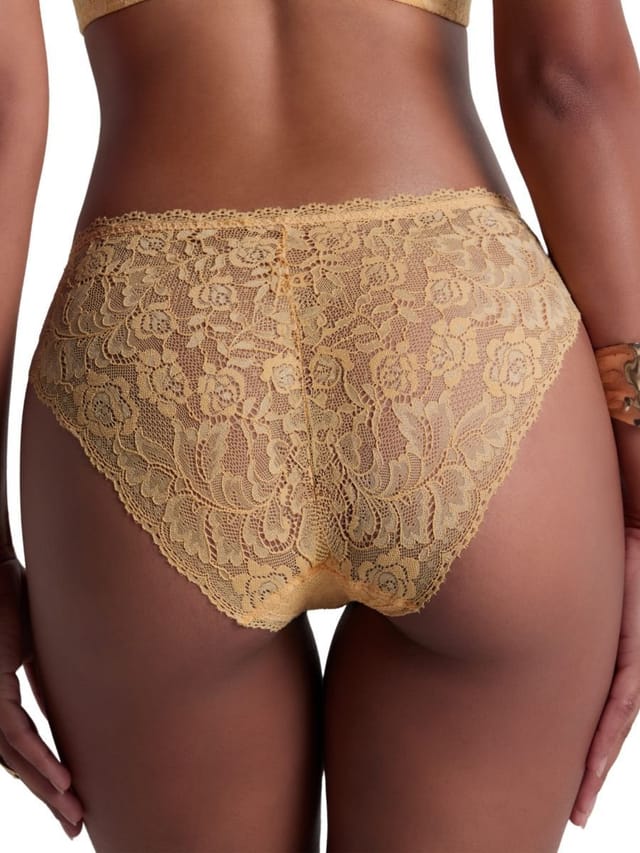 Aubade Aubade Women's Rosessence Care Italian Brief in Yellow - 2