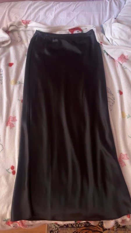 New Look long silk skirt
