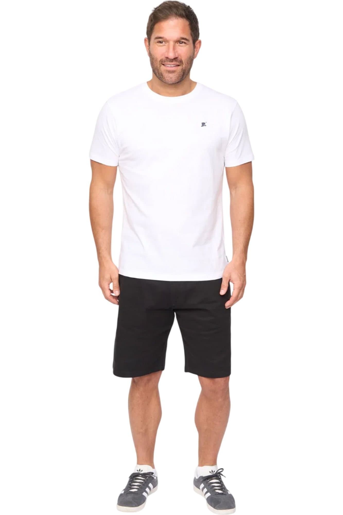 Bewley&Ritch Bewley&Ritch Men's Clarksten Cotton Regular Chino Shorts in Black