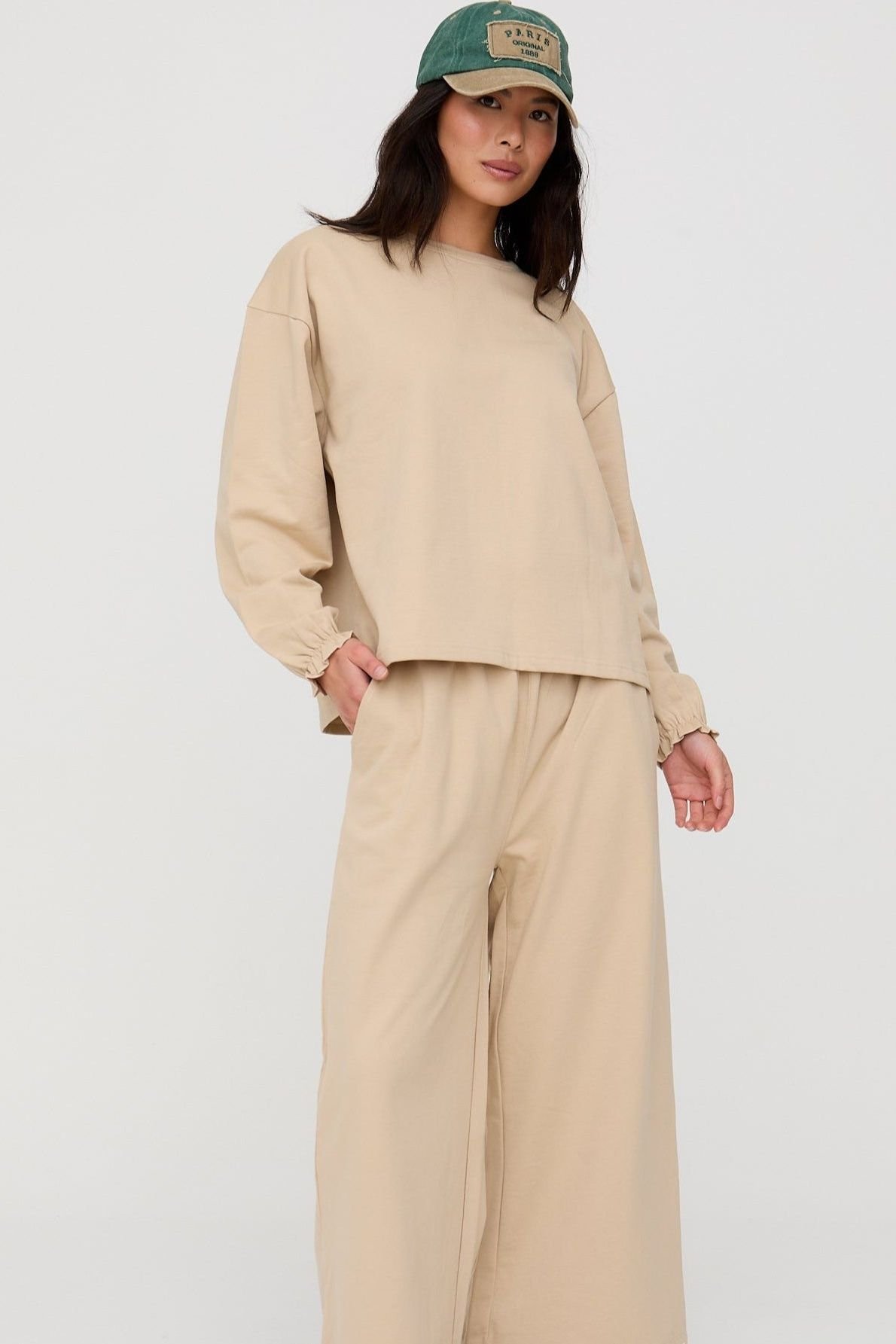 Turtledove London Turtledove London Women's Noor Stone Trouser - 1