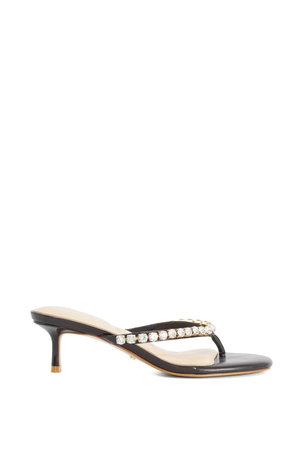 Dune London Dune London Women's 'Mimis' Leather Sandals in Brown