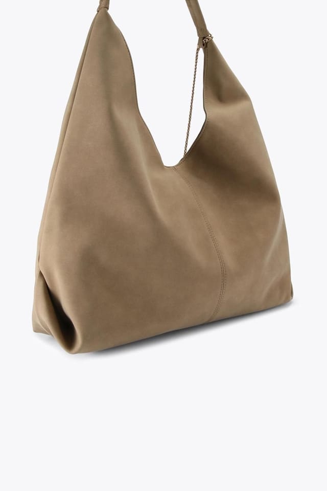 Carvela Carvela Women's 'Cassia Hobo Bag' Suedette in Camel - 3