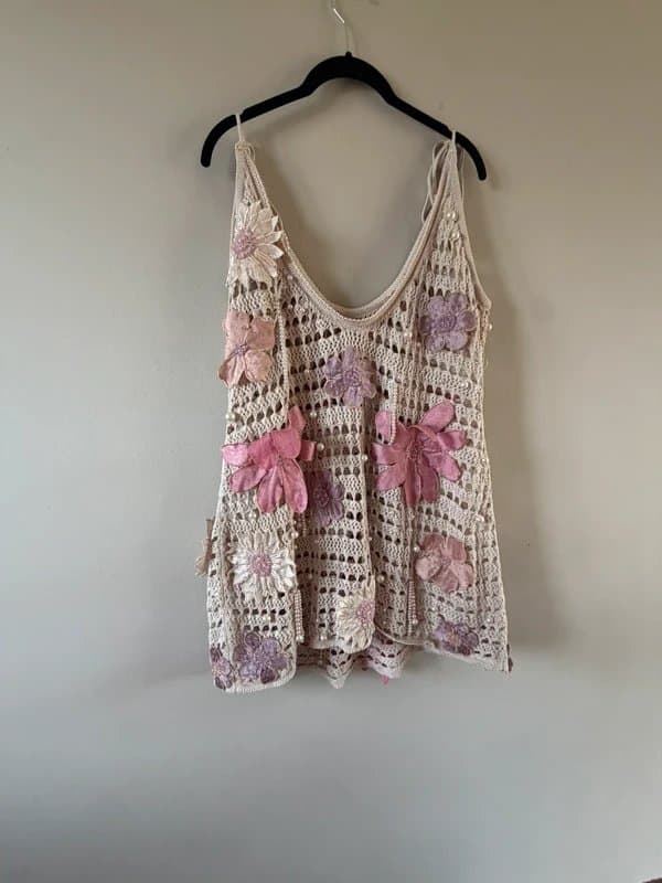 ASOS ASOS luxe crochet mini dress