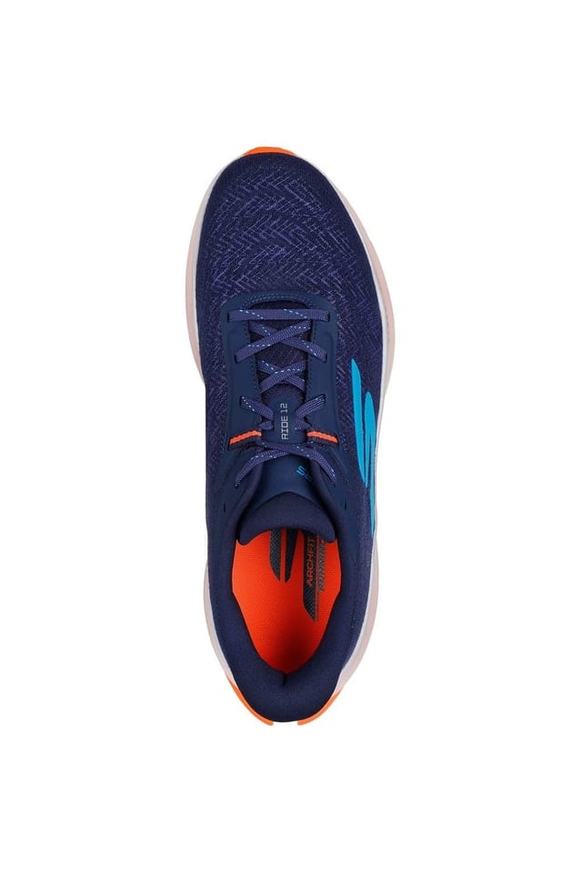 Skechers Skechers Men's GO RUN Ride 12 Trainer in Navy - 3