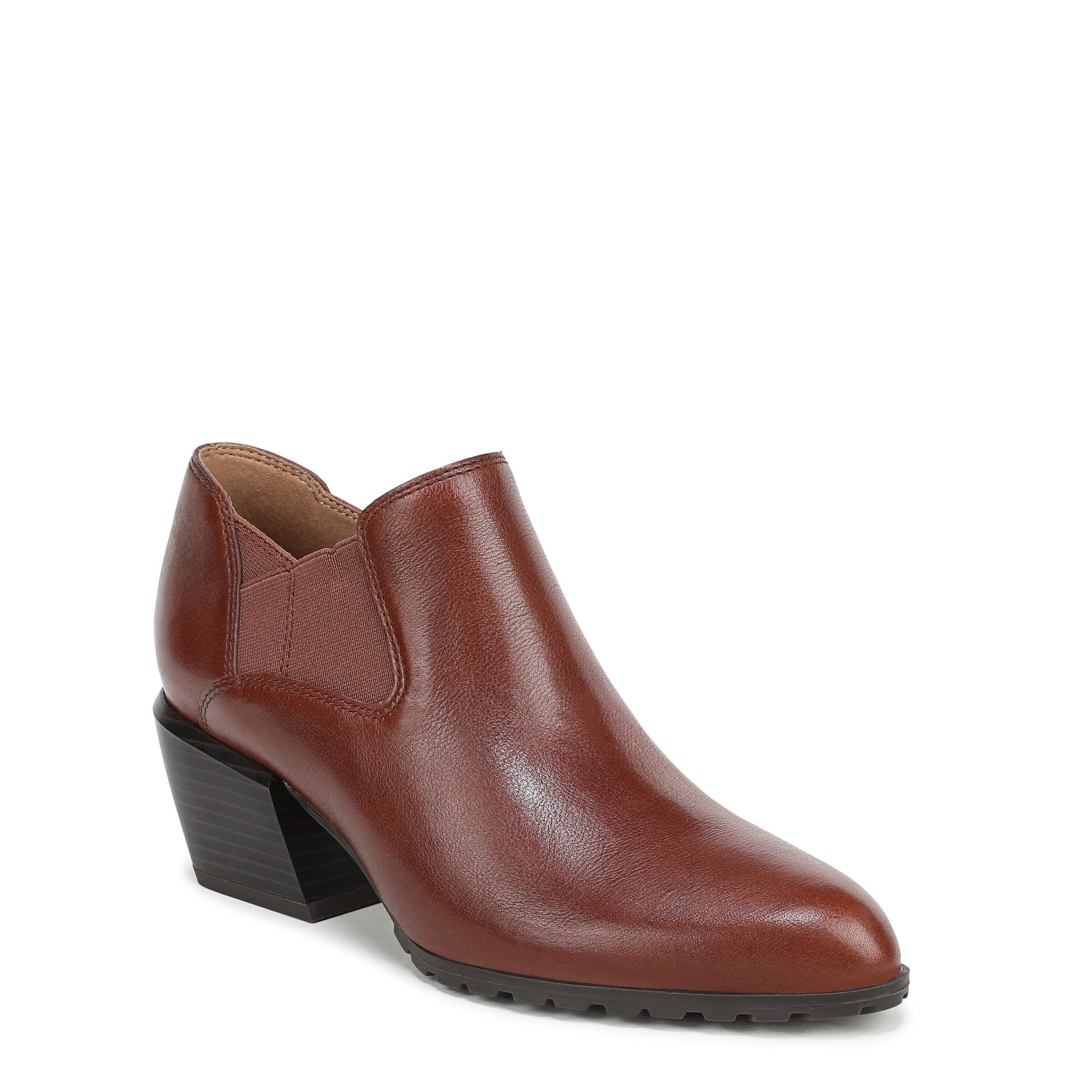 Vionic Vionic Women's Bethany Ankle Boots In Dark Red Leather