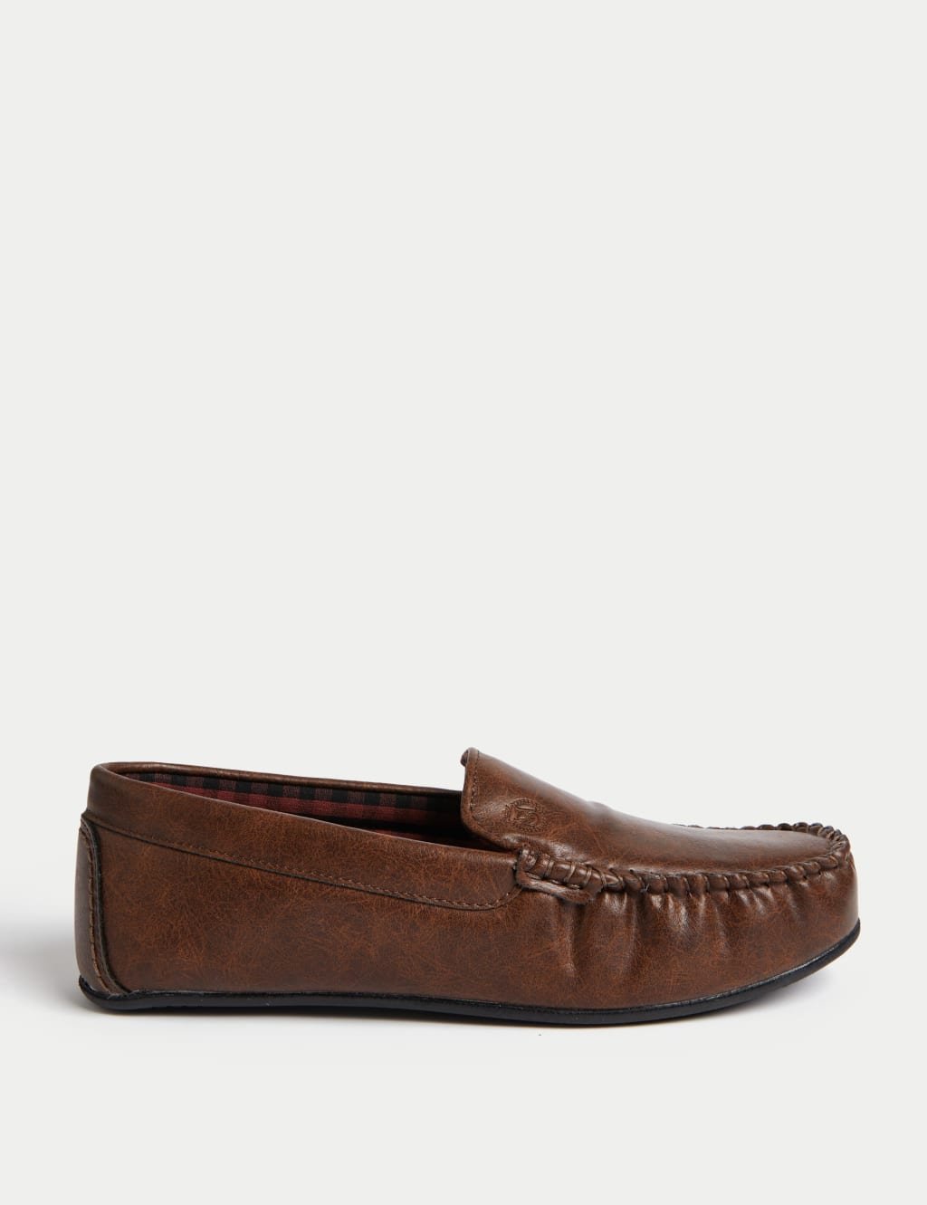 Marks & Spencer M&S Moccasin Slippers with Freshfeet™ Tan - 1