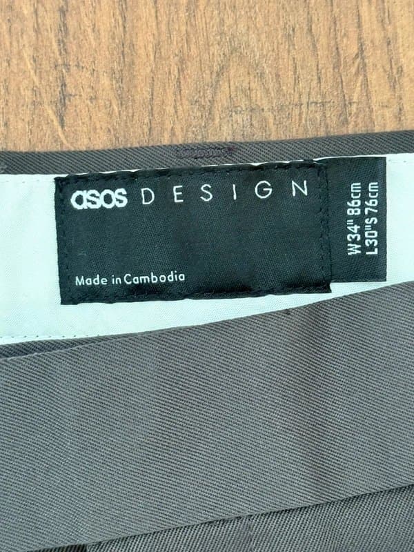 ASOS ASOS design grey trousers brand new!