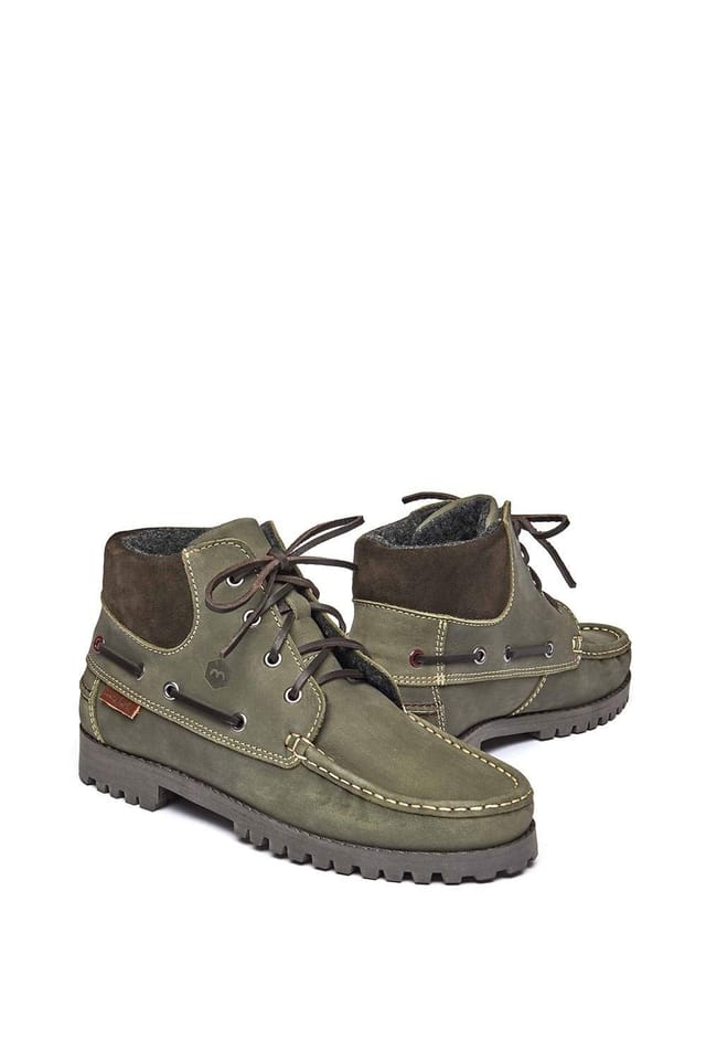Moshulu Moshulu 'Greco' Men's Lace Up Boots in Olive - 2