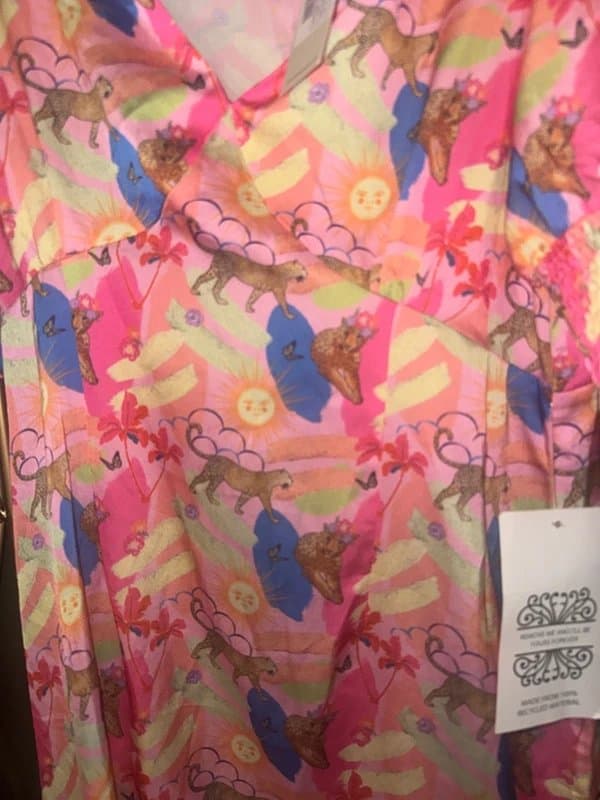 Never Fully Dressed NFD Pink Wild Leopard May Dress Size 14 NEW