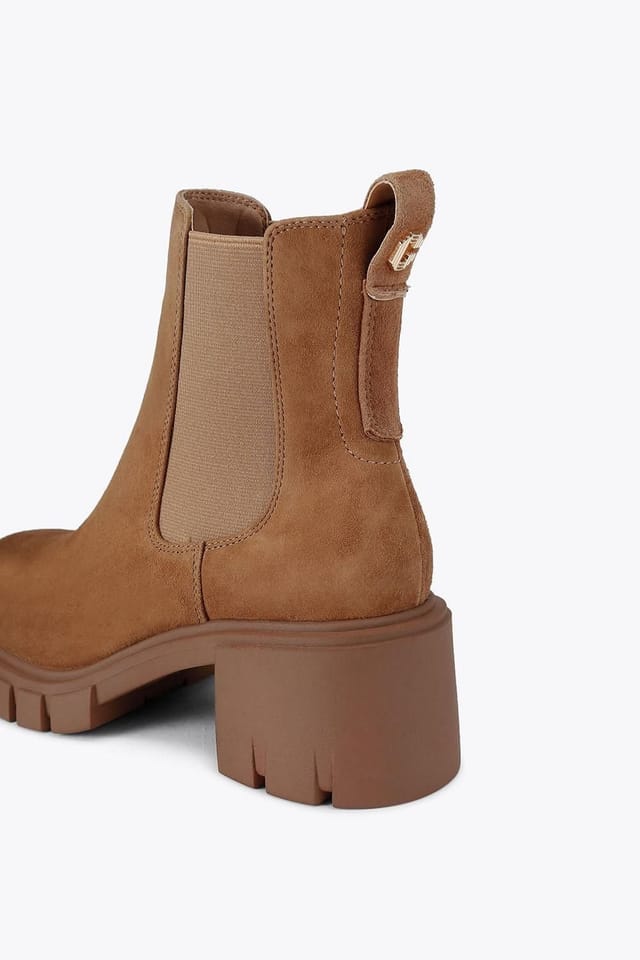 Carvela Carvela Women's 'Ignite Chelsea' Suede Boots in Camel - 3