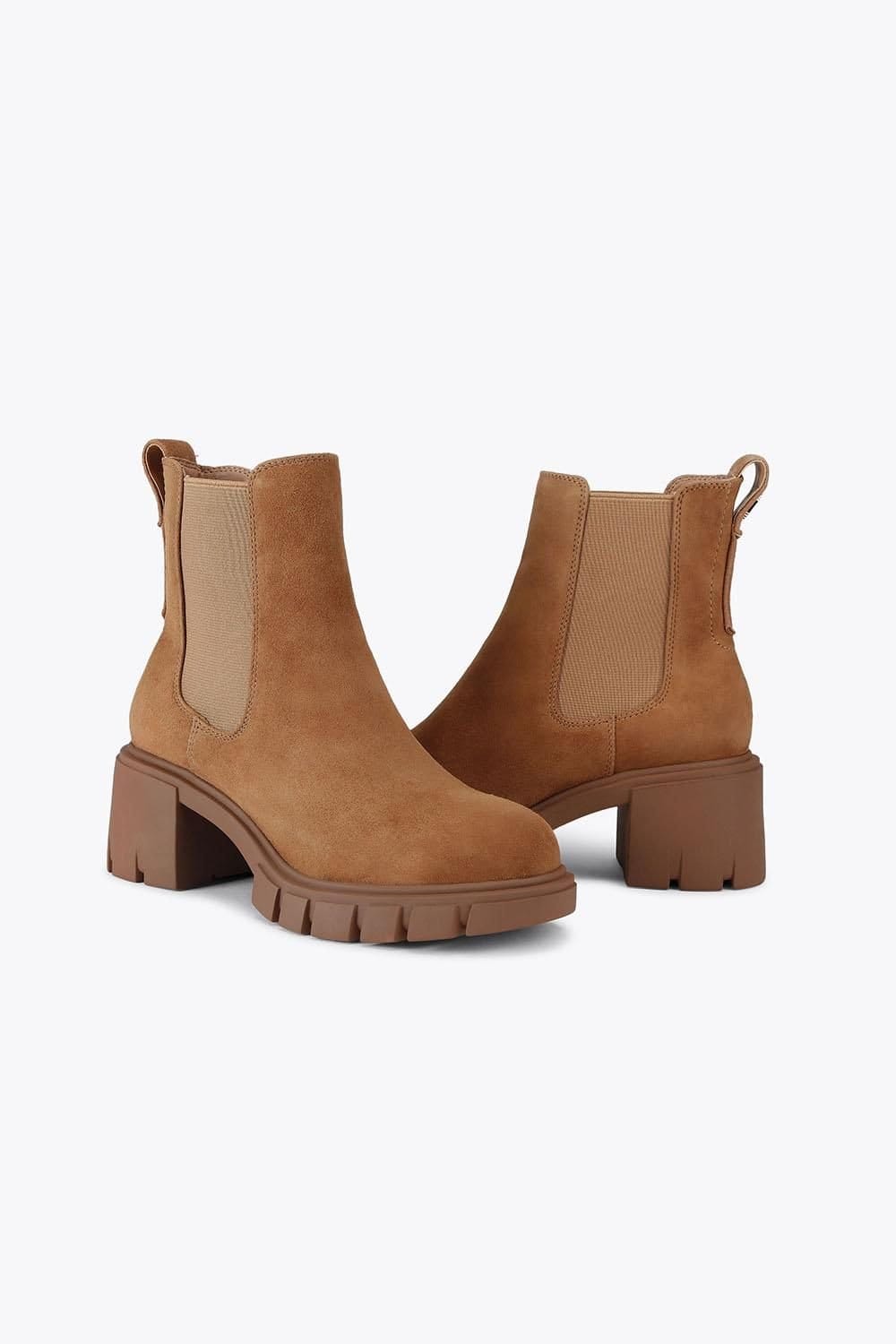Carvela Carvela Women's 'Ignite Chelsea' Suede Boots in Camel - 4