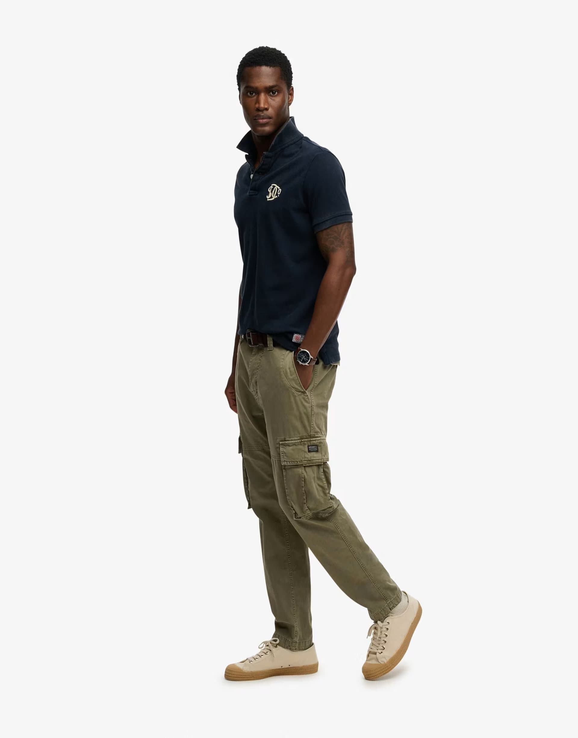 ASOS ASOS Superdry Core Dusty Olive Green Cargo Pants