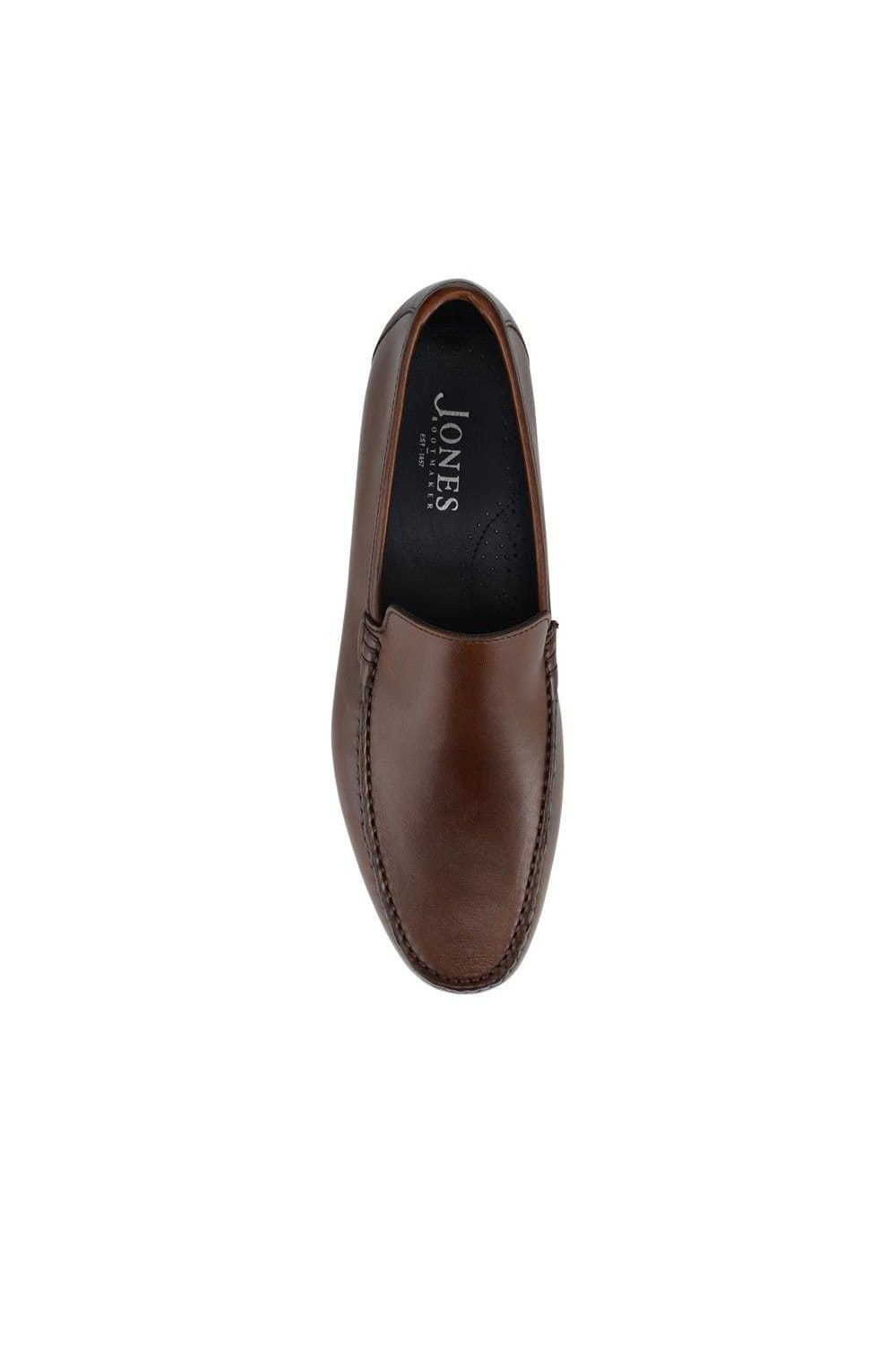 Jones Bootmaker Jones Bootmaker Men's Quint Casual Leather Slip-On Loafers in Light Brown - 4