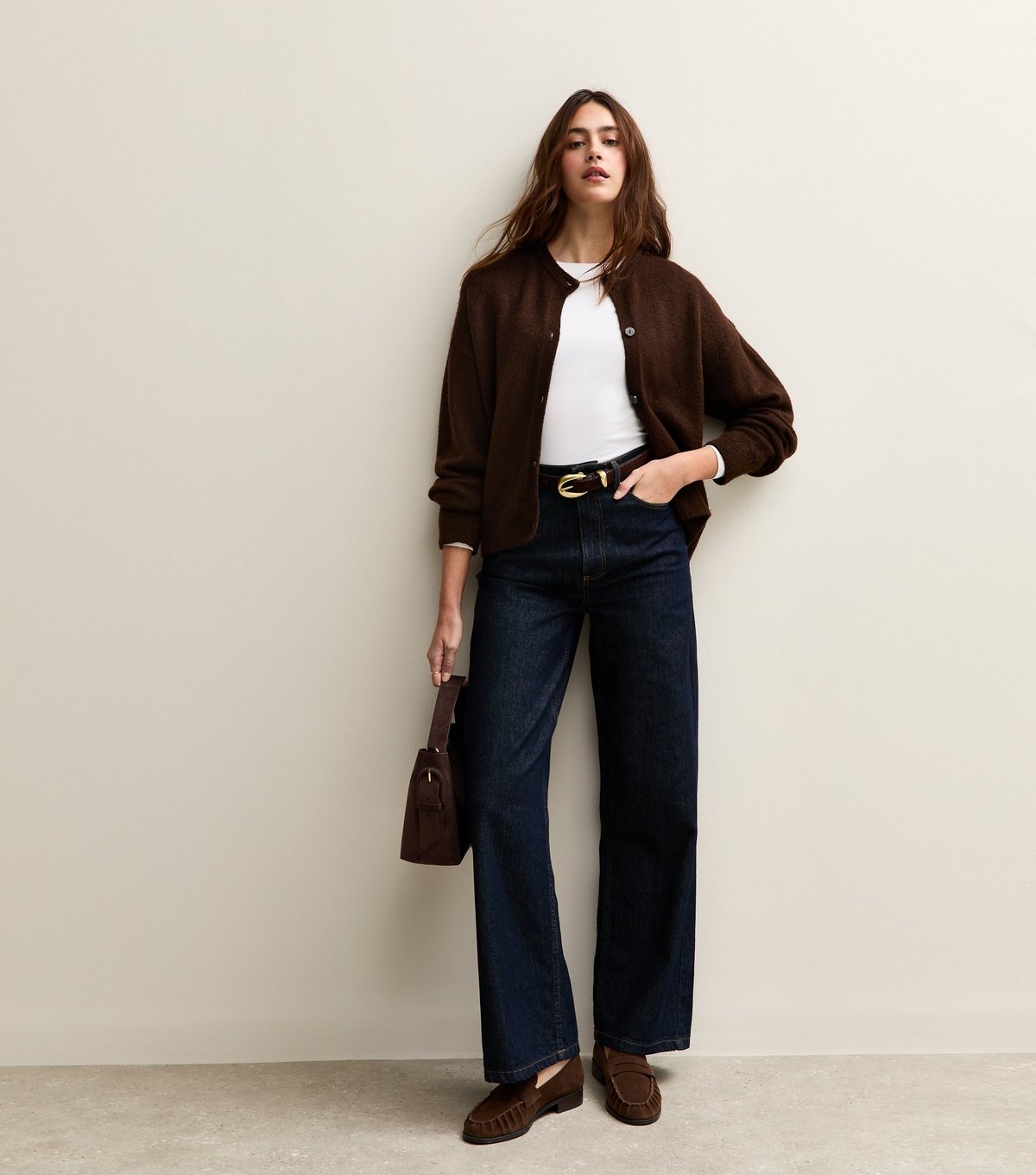 New Look Women's White Stretch Crew Neck Long Sleeve Bodysuit New Look - 3