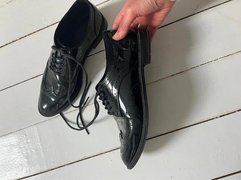 ASOS ASOS black brogue shoes