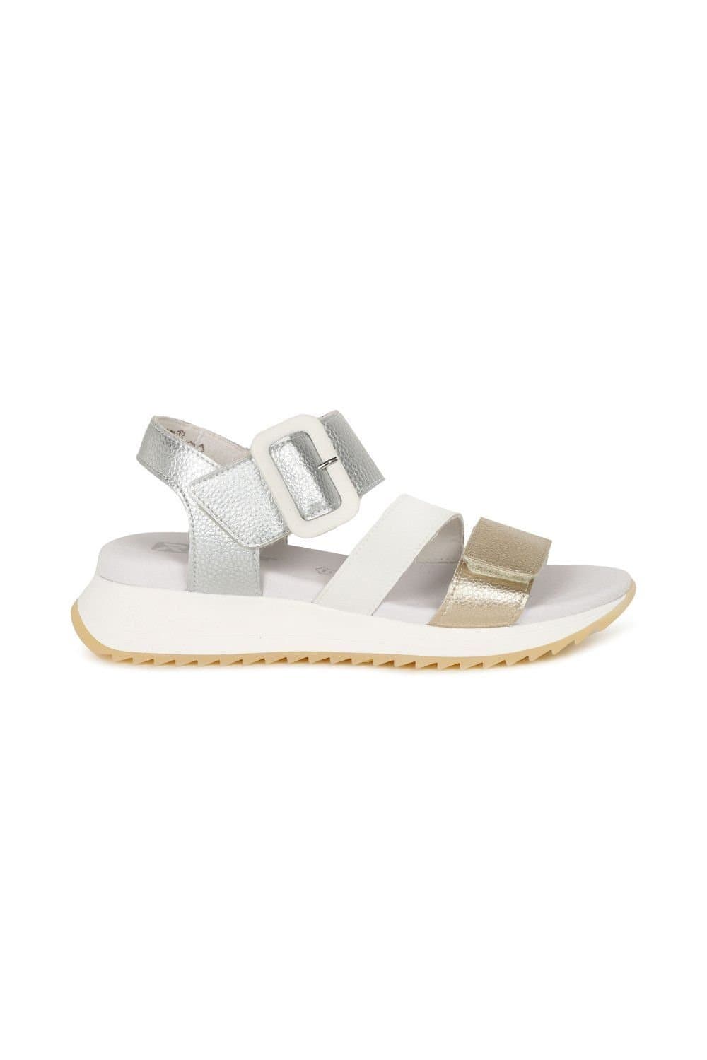 Rieker Rieker Women's 'Bonaire' Silver Sandals