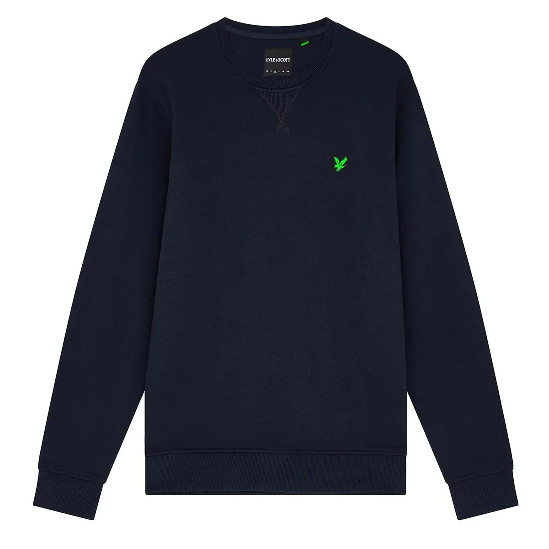 Lyle & Scott Lyle & Scott Men's Crew Neck Long-Sleeved Sweatshirt in Dark Navy