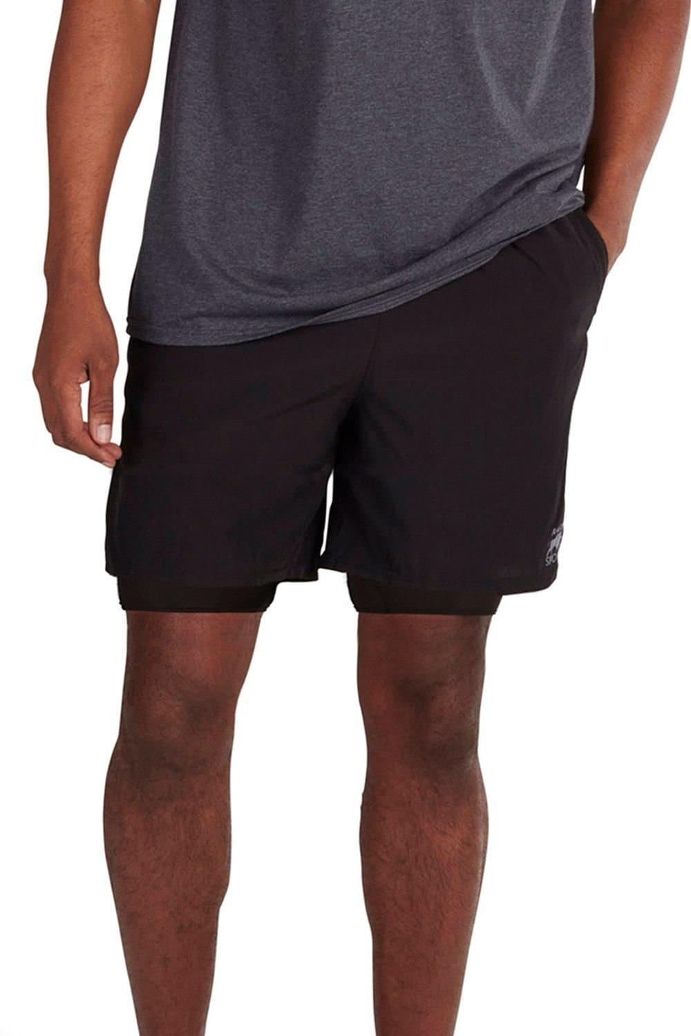 raging bull Raging Bull Men's Performance 2 in 1 Short in Black