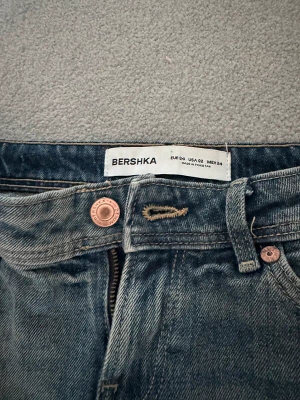 Bershka Blue flared jeans