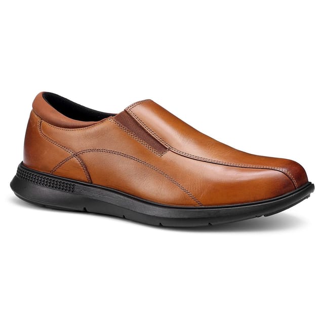 Hotter Hotter Men's 'Xavier' Slip-On Shoes in Tan - 2