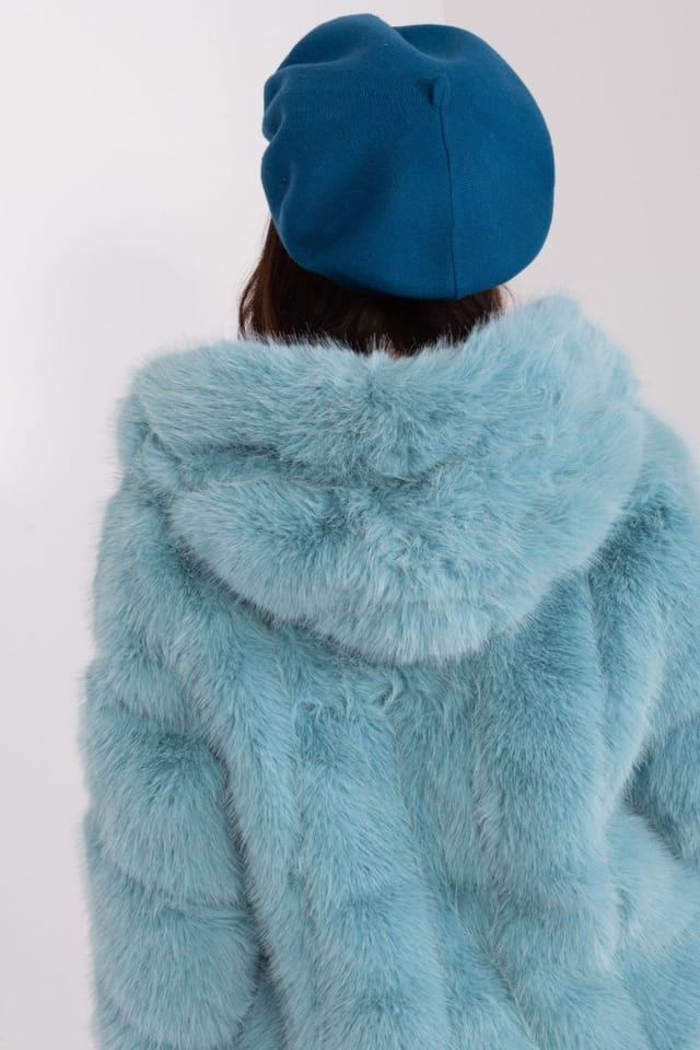Love Lace Love Lace Women's AT Beret Hat for Accessories Soft Wool Warm Winter Casual Cap in Teal - 3