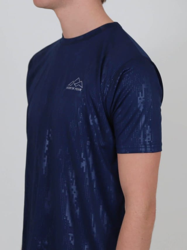 North Peak North Peak Men's Reno T-Shirt Grey in Navy - 2