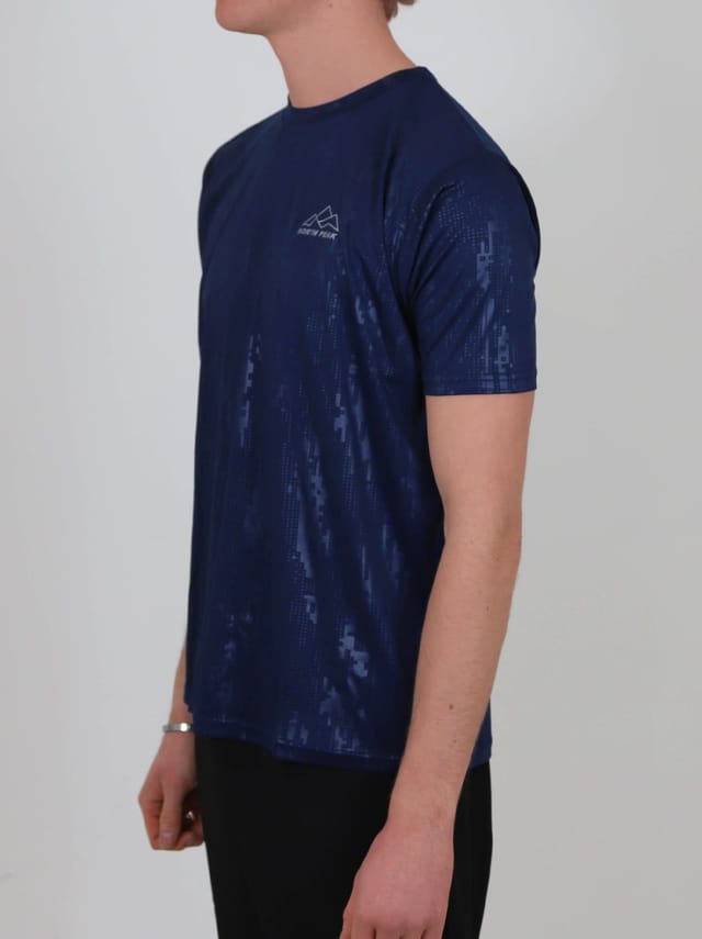 North Peak North Peak Men's Reno T-Shirt Grey in Navy - 3