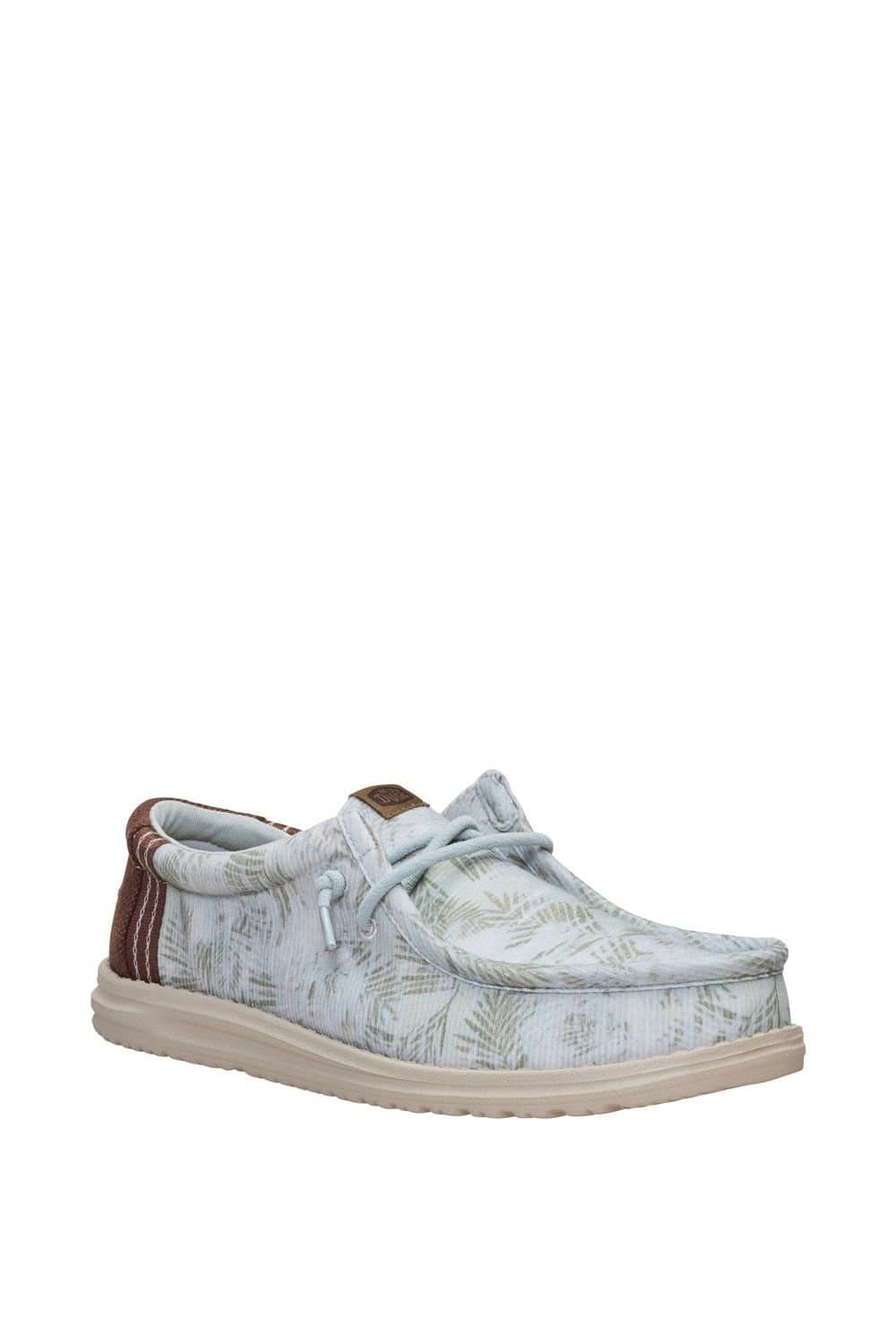 Hey Dude Hey Dude Men's Wally Washed Palm in Light Blue