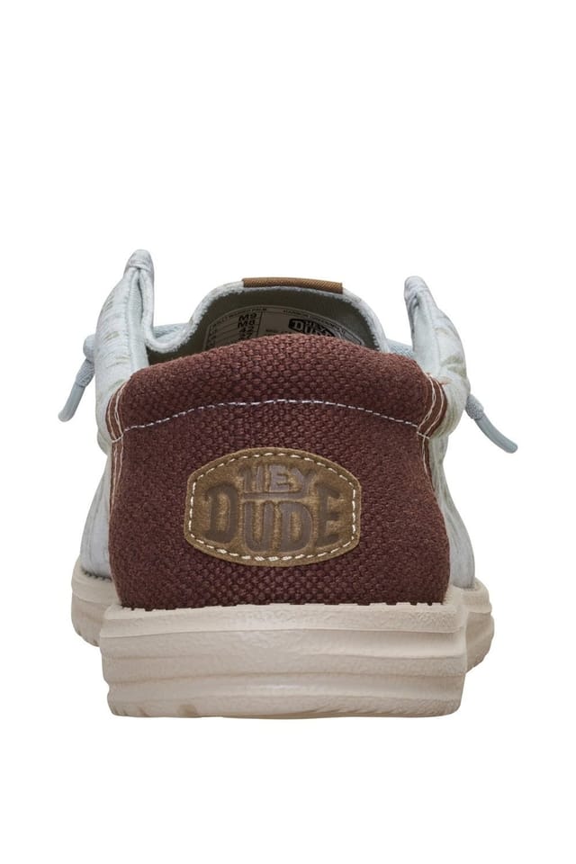 Hey Dude Hey Dude Men's Wally Washed Palm in Light Blue - 2