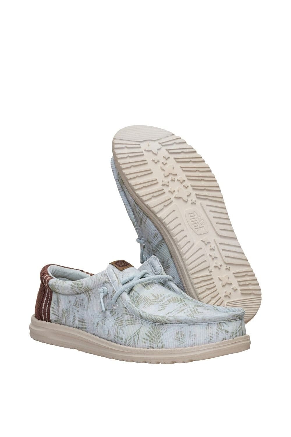 Hey Dude Hey Dude Men's Wally Washed Palm in Light Blue - 4