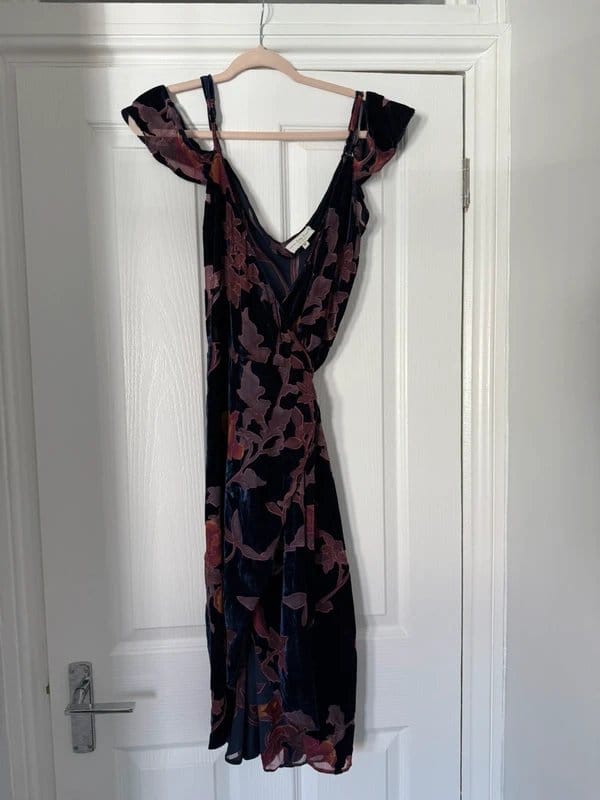 Never Fully Dressed Never Fully dressed velvet Devore dress - 1