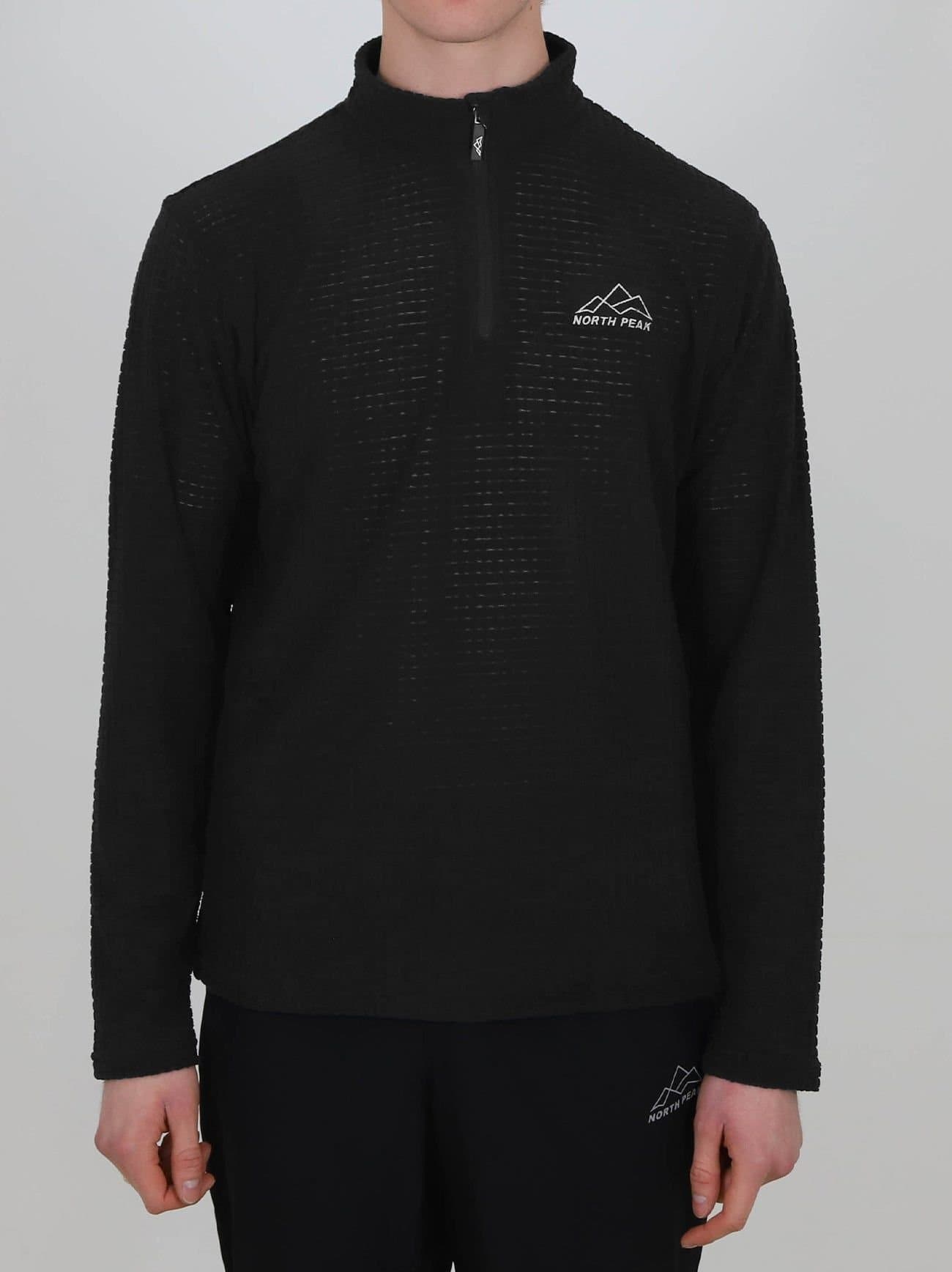 North Peak North Peak Men's Darlo 1/4 Zip Navy in Black