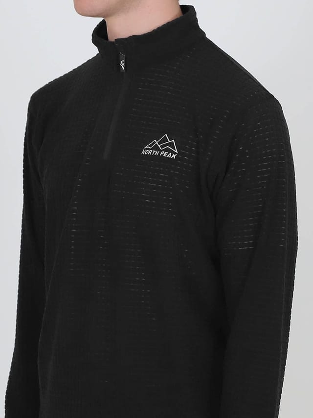 North Peak North Peak Men's Darlo 1/4 Zip Navy in Black - 2
