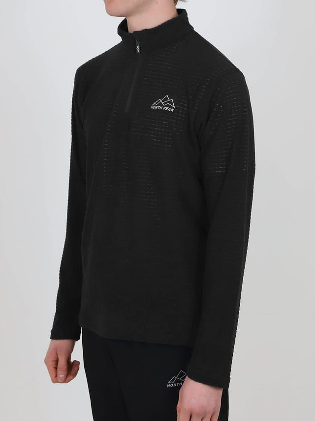 North Peak North Peak Men's Darlo 1/4 Zip Navy in Black - 3