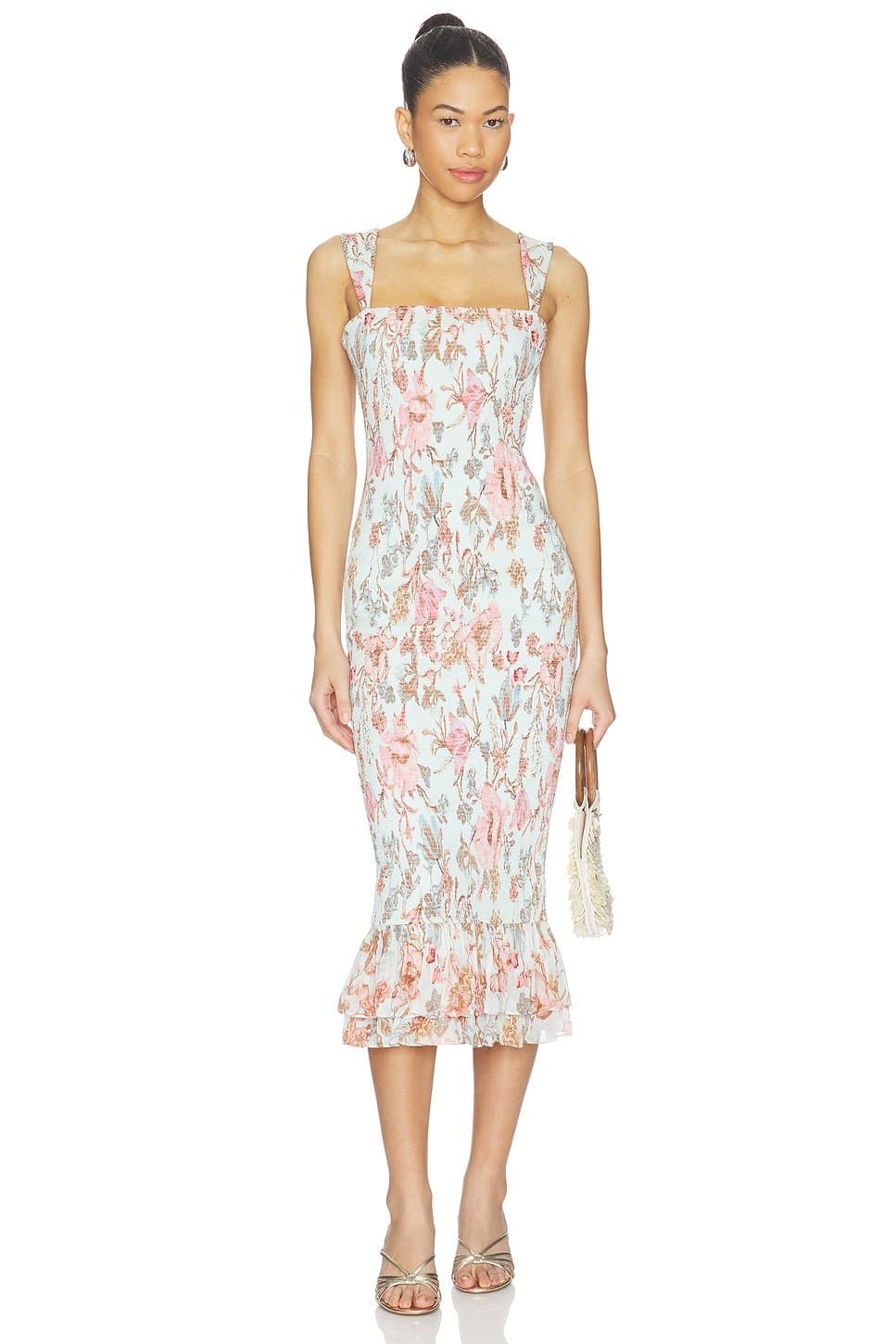 revolve Smocked Midi Dress
