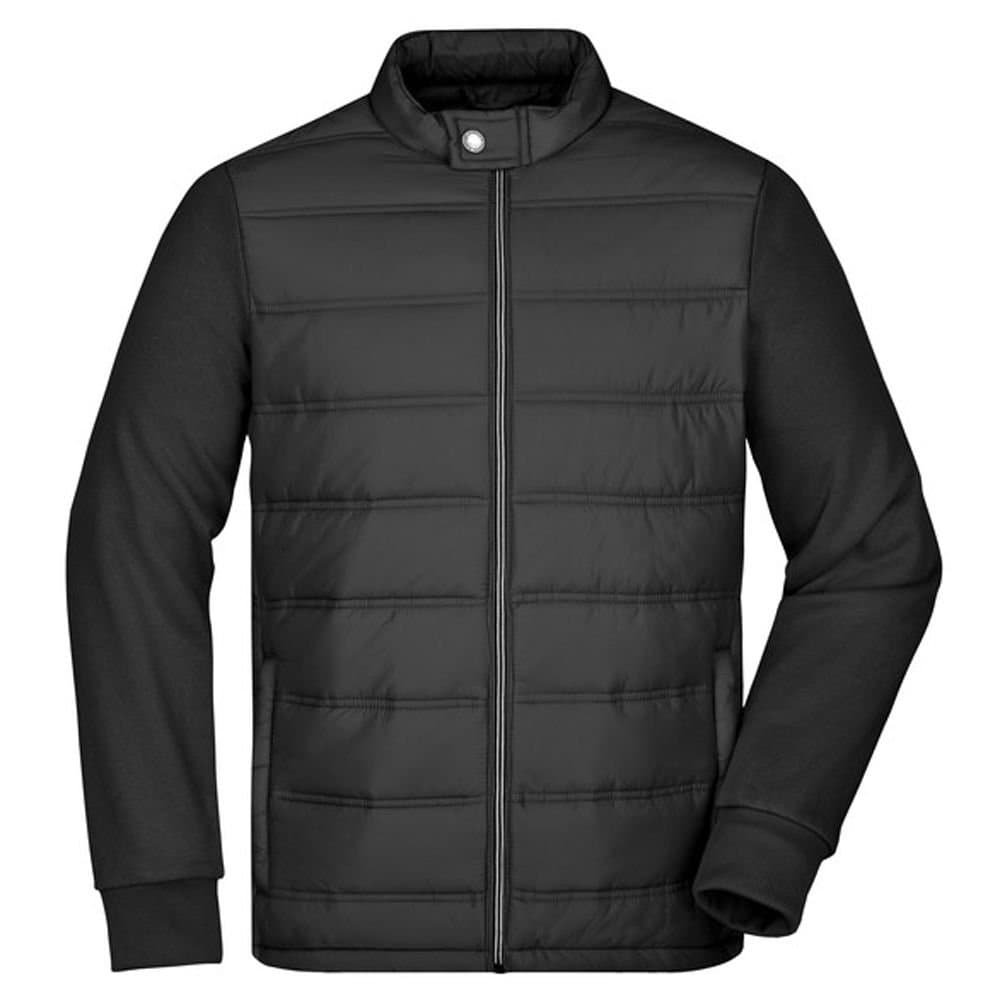 James and Nicholson James and Nicholson Men's Hybrid Jacket in Black