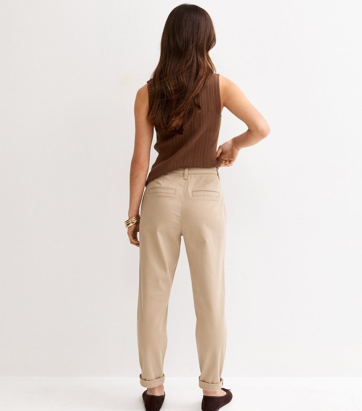 New Look Women's Petite Stone Chino Trousers New Look - 4