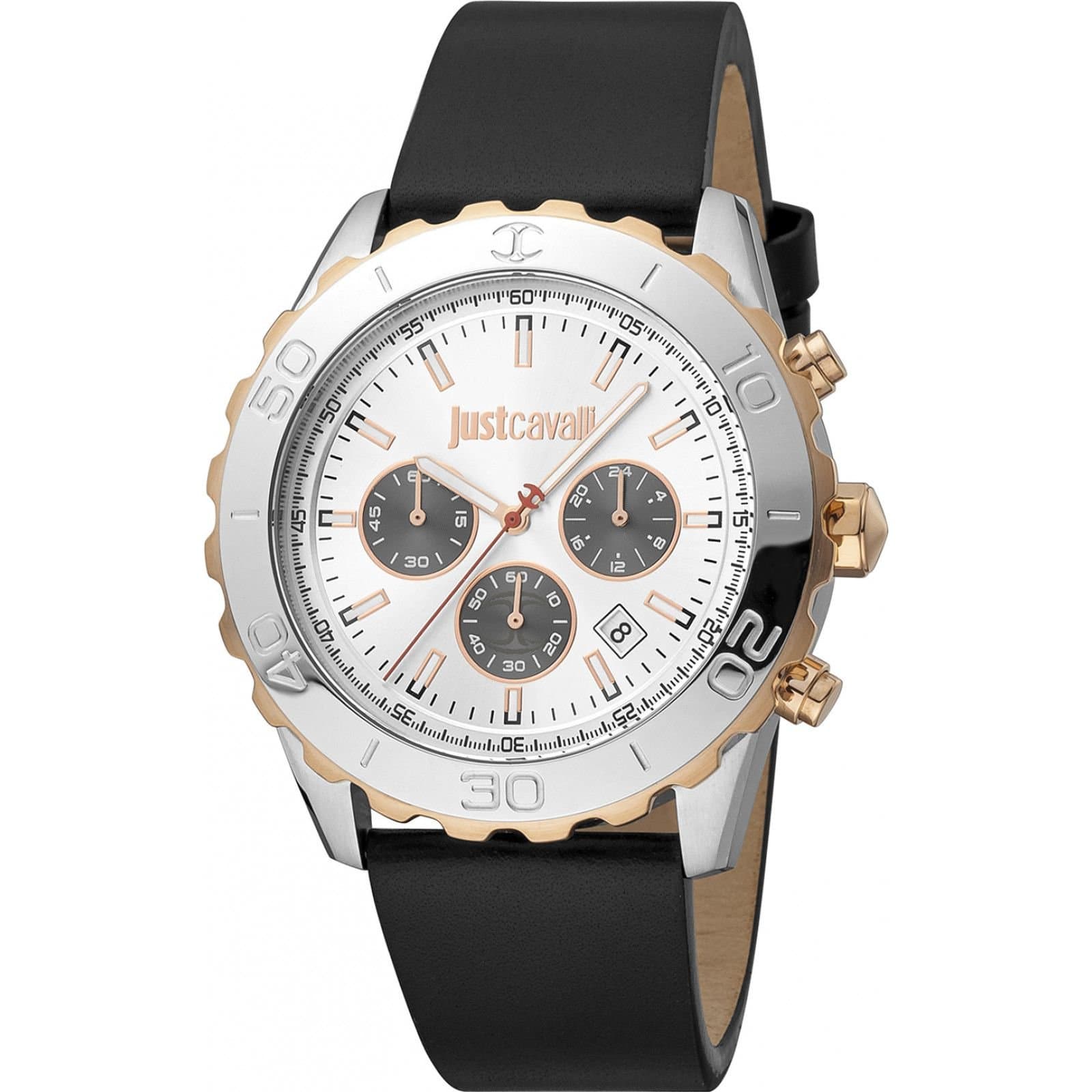 Just Cavalli Just Cavalli Men's JC1G214L0025 42mm Quartz Watch in Black