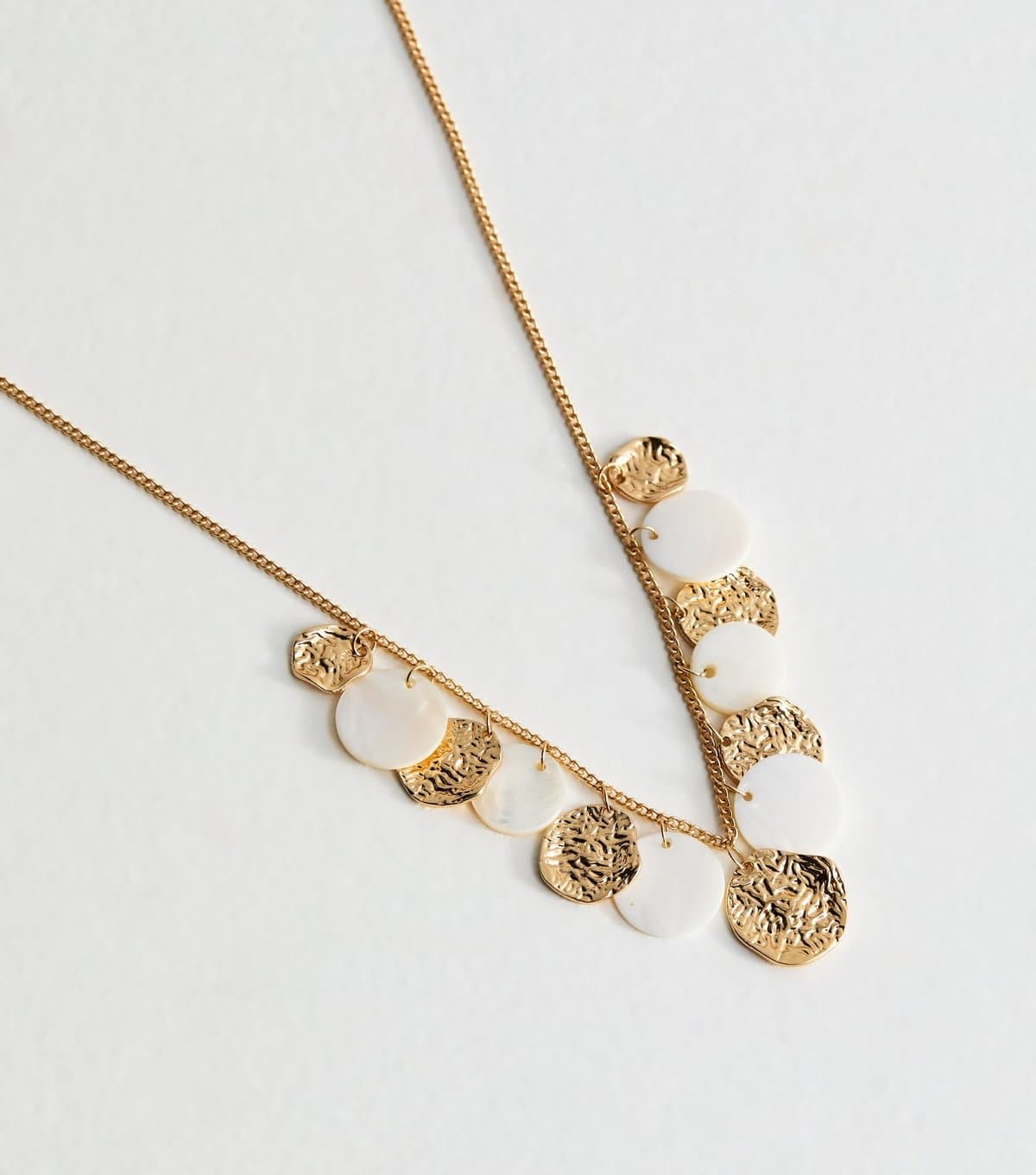 New Look New Look Gold Tone Coin Chain Necklace