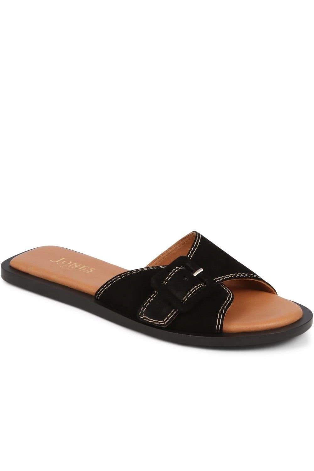 Jones Bootmaker Jones Bootmaker Women's Georgette Leather Mules in Black