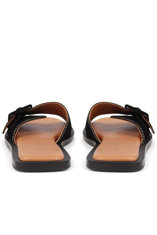 Jones Bootmaker Jones Bootmaker Women's Georgette Leather Mules in Black - 3