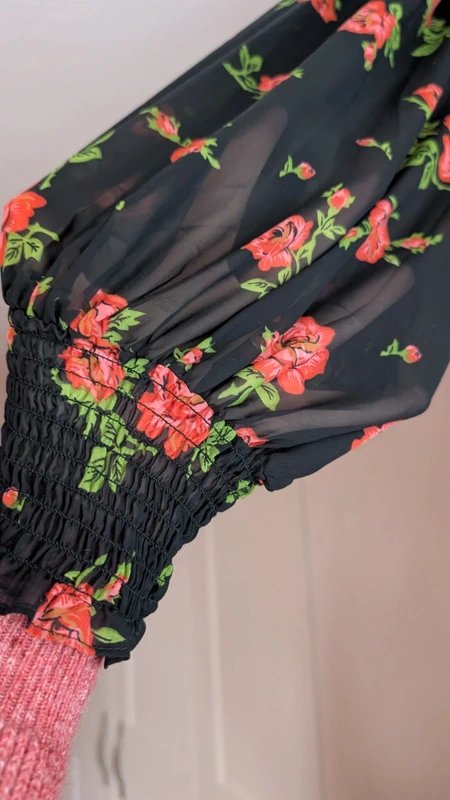 ASOS Floral midaxi/maxi dress, size 20 - 1