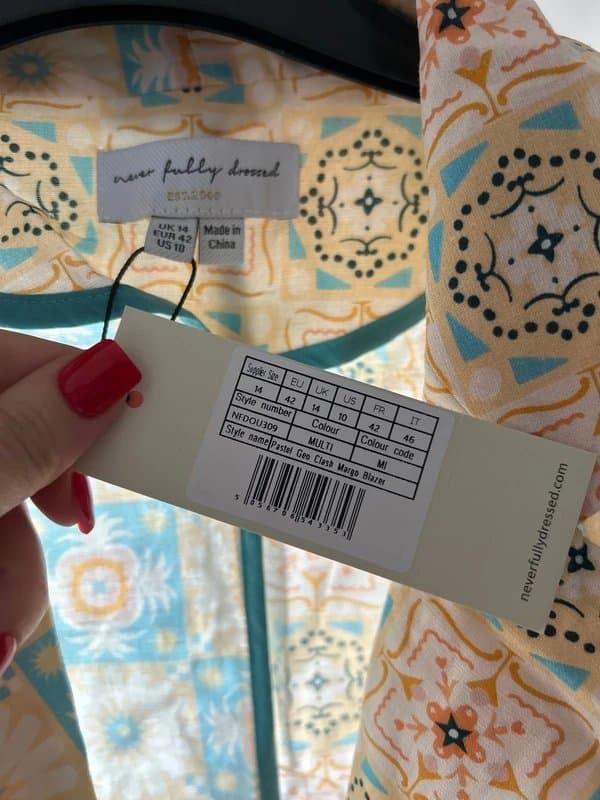 Never Fully Dressed Never Fully Dressed blazer 14