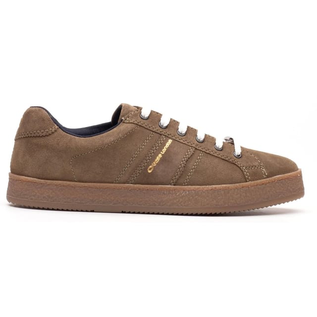 Base London Base London Men's Hopper Cupsole Trainer in Khaki - 2