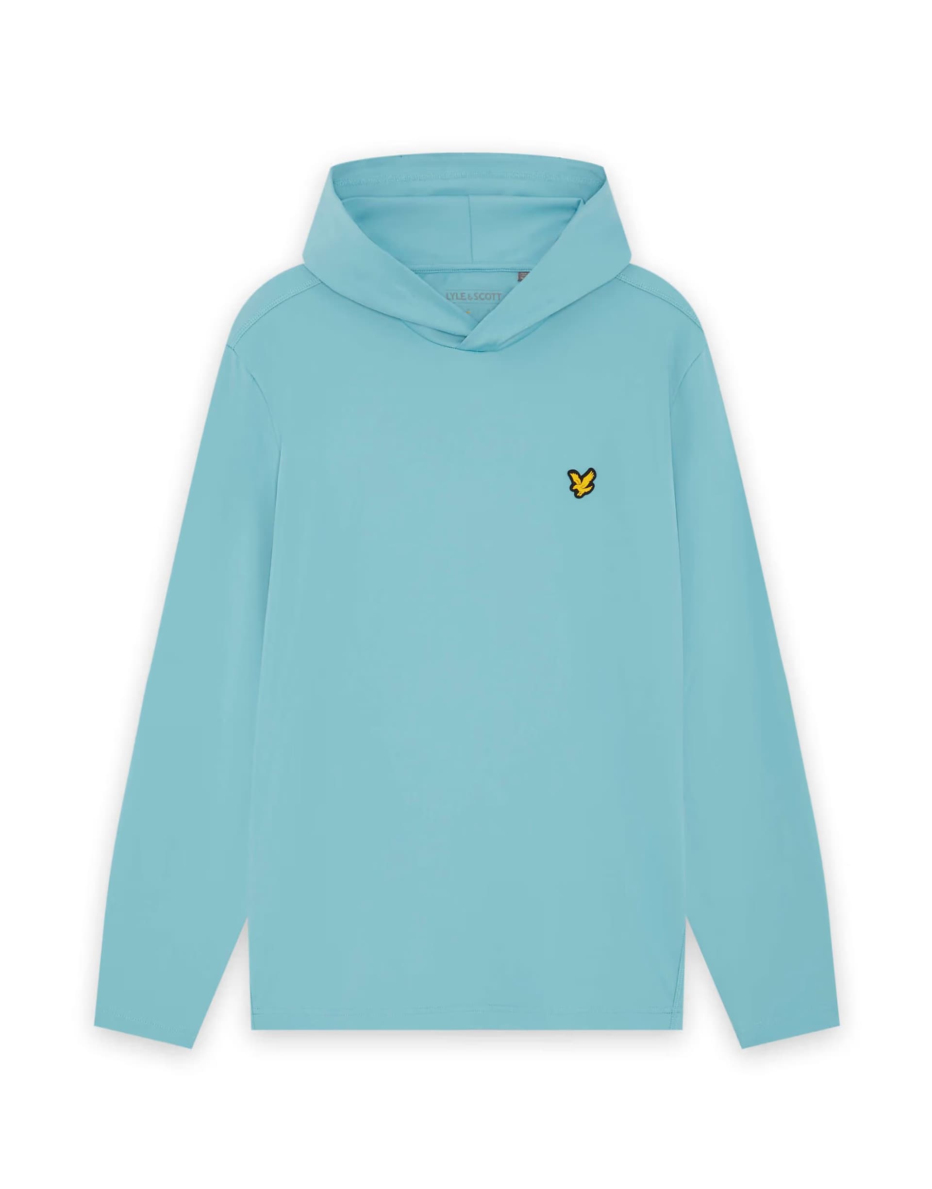 ASOS Lyle & Scott Mid layers golf core midlayer hoodie in 661 aquamarine blue