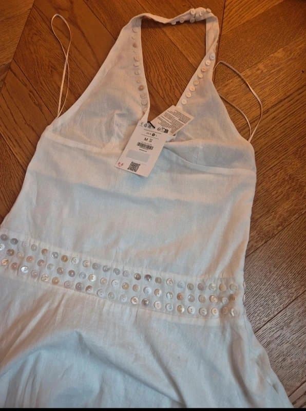 Bershka Bershka halter dress with buttons M fits S