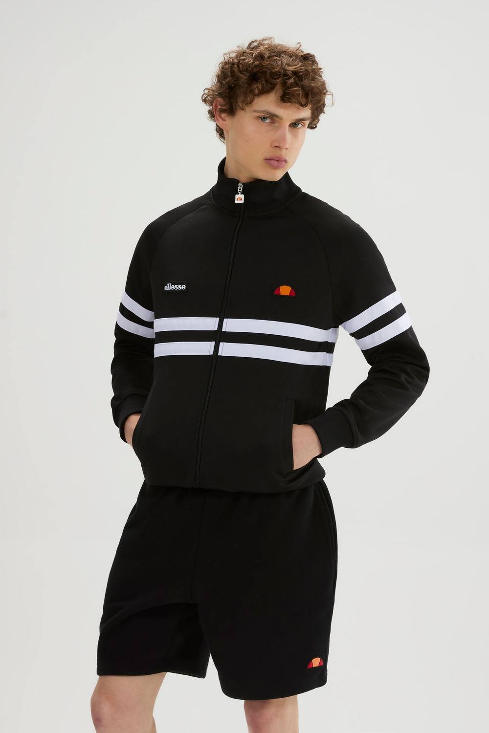 Ellesse Ellesse Men's Rimini Track Jacket in Black - 4